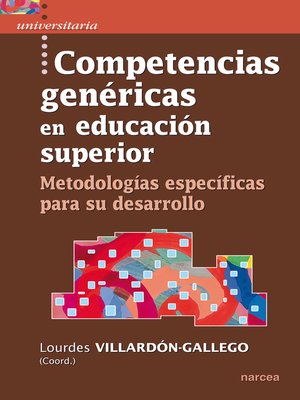 cover image of Competencias genéricas en educación superior